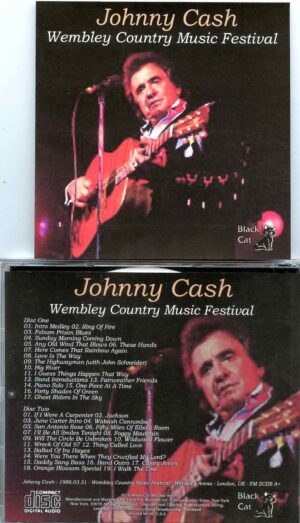 Johnny Cash - Wembley Country Music Festival ( 2 CD SET ) ( Wembley Arena, London, March 31st, 1986 )
