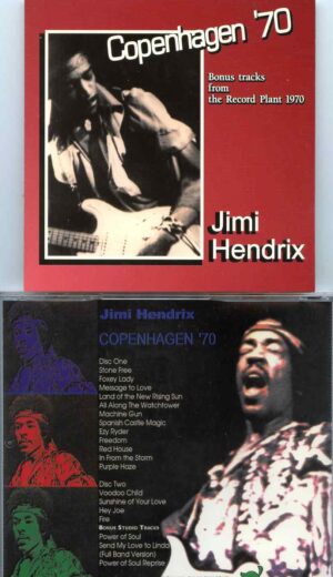 Jimi Hendrix - Copenhagen 1970 ( 2 CD SET ) ( Sept 3rd, 1970, Copenhagen, Denmarkplus Bonus Studio Tracks )
