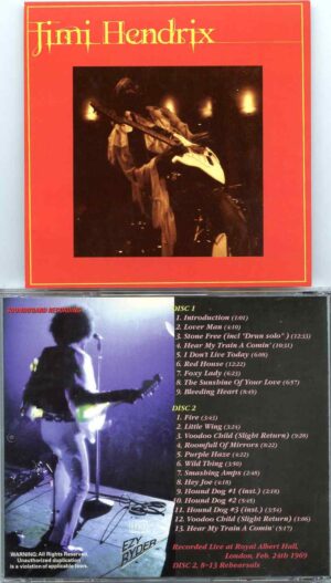 Jimi Hendrix - Death is Not the End ( 2 CD SET ) ( Royal Albert Hall, London UK,February 24th, 1969 plus Rehearsals )