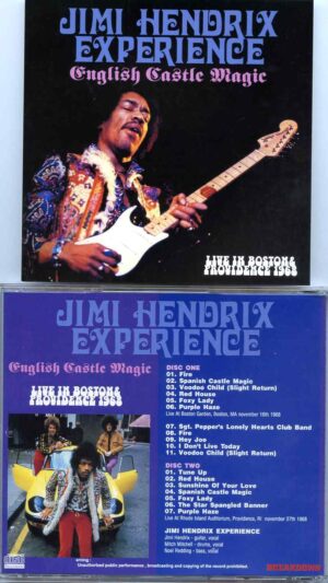 Jimi Hendrix - English Castle Magic ( 2 CD SET ) ( Boston Nov 16th, 1968 plus RhodeIsland Nov 27th, 1968 )