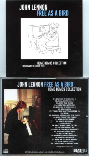 John Lennon - Free As A Bird Home Demos Collections ( BEATFILE 2020 ) ( 1 CD )