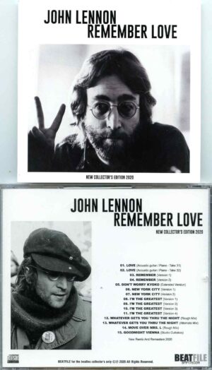 John Lennon – Remember Love New Collectors Edition ( BEATFILE 2020 ) ( 1 CD )