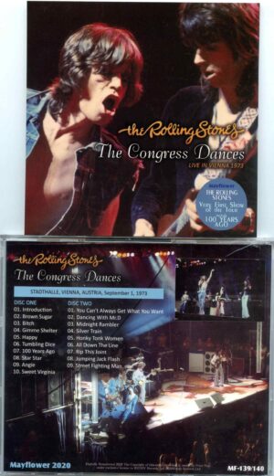 Rolling Stones - The Congress Dances ( 2 CD SET ) ( Stadthalle, Vienna, Austria,September 1st, 1973 ) ( MAYFLOWER )