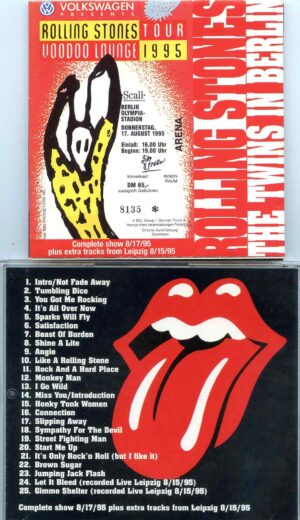Rolling Stones - Twins in Berlin ( 2 CD SET ) ( Berlin, Olympia Stadium, Germany,August 17th, 1995 )