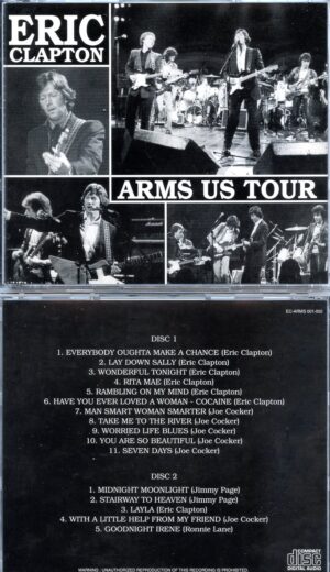 Eric Clapton - ARMS Us Tour ( 2 CD SET ) ( Live during the 1983 ARMS US Tour )