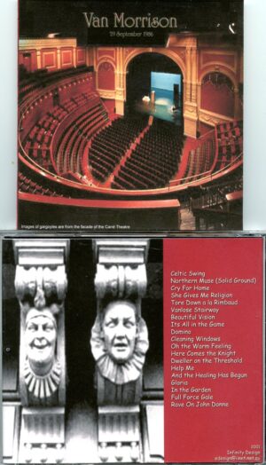 Van Morrison - Carre Theatre ( Amsterdam, September, 29th, 1986 )