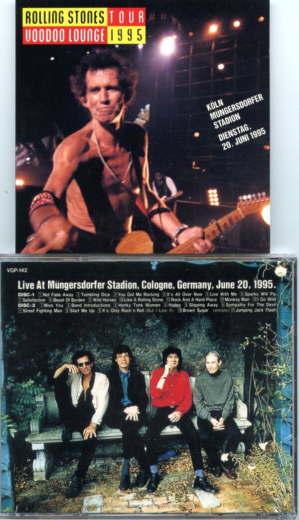 Rolling Stone - Eau De Cologne 1995 ( 2 CD SET ) ( Vinyl Gang ) ( Mungersdorfer Stadion, Cologne, Germany, June 20th, 1995 )