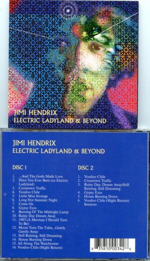 Jimi Hendrix - Electric Ladyland and Beyond ( 2 CD SET ) ( Studio and Unreleased Material 1966 to 1975 )