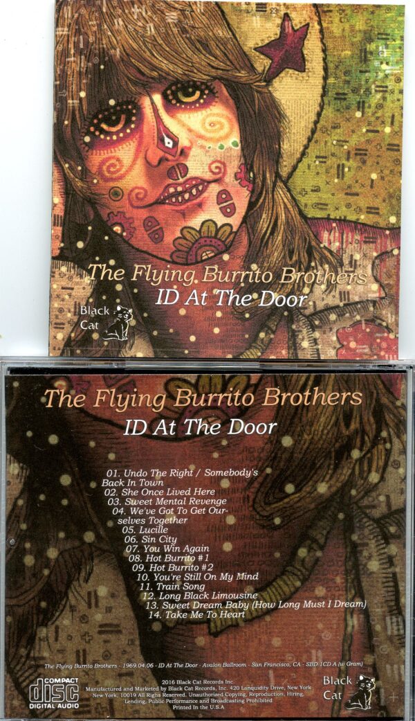 The Flying Burrito Brothers - ID At the Door ( Avalon Ballroom, San Francisco, CA, April 6th, 1969 )