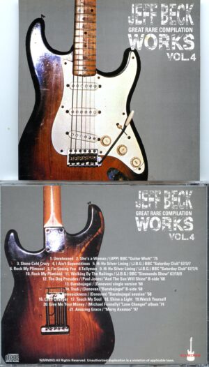 Jeff Beck - Great Rare Compilation Works Vol. 4  ( Scarecrow ) ( Excellent Series of Unreleased Material )