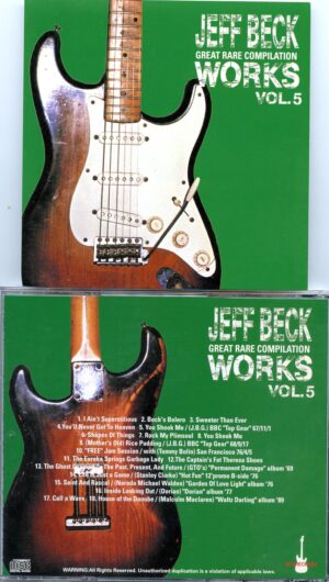 Jeff Beck - Great Rare Compilation Works Vol. 5  ( Scarecrow ) ( Excellent Series of Unreleased Material )