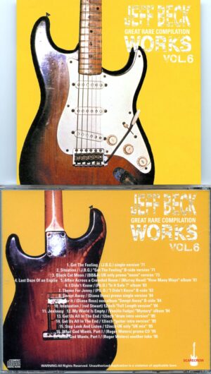 Jeff Beck - Great Rare Compilation Works Vol. 6  ( Scarecrow ) ( Excellent Series of Unreleased Material )