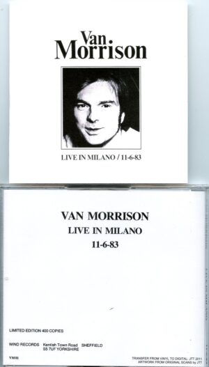 Van Morrison - Live In Milano Limited Edition ( 2 CD SET ) ( November 6th, 1983 )