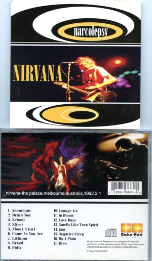 Nirvana - Narcolepsy ( The Palace, Melbourne, Australia, February 1st, 1992 )
