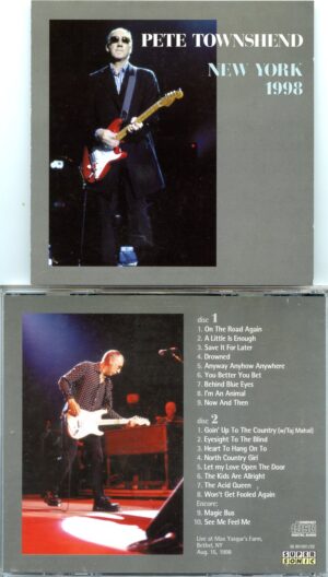 The Who - New York 1998 ( 2 CD SET ) ( Pete Townshend Live at Max Yasgur´s Farm, Bethel, NY, USA, August 15th, 1998 )