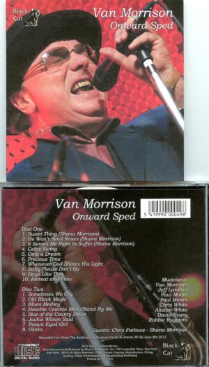 Van Morrison - Onward Sped ( 2 CD SET ) ( The Audience at Dunluce Castle, Antrim, NI, June 8th, 2013 )