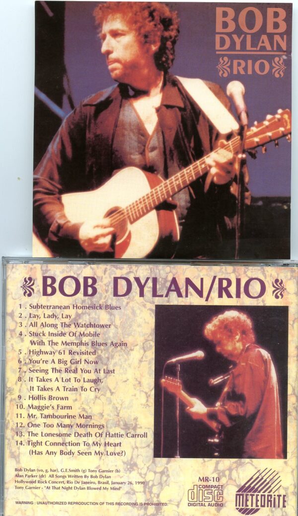 Bob Dylan - Rio ( Hollywood Rock Concert, Rio de Janeiro, Brasil, January 26th, 1990 )