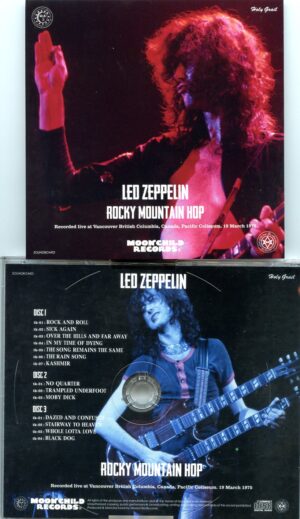Led Zeppelin - Rocky Mountain Hop ( Live at Vancouver British Columbia, Canada, Pacific Colisuem, March 19th, 1975 )  ( MOONCHILD )