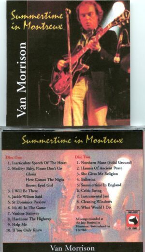 Van Morrison - Summertime In Montreux ( 2 CD SET ) ( Jazz Festival, Montreux, Switzerland, November 7th, 1984 )