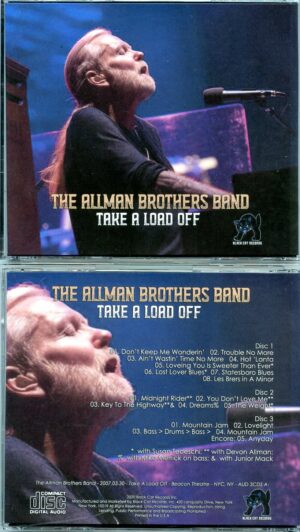 Allman Brothers - Take a Load Off ( 3 CD SET ) ( Beacon Theatre, New York City, March 30th, 2007 )