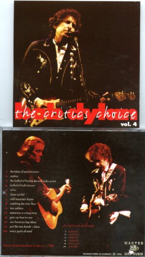 Bob Dylan - The Critics Choice Vol. 4 ( 1988 Rarities )