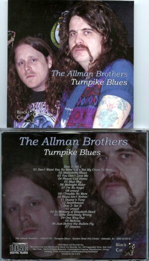 Allman Brothers - Turnpike Blues ( 2 CD SET ) ( Garden State Arts Center, Holmdel, New Jersey, July 5th, 1989 )