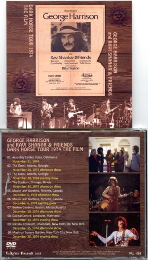 George Harrison - Dark Horse Tour 1974 The Film ( 1 DVD ) ( Valkyrie)