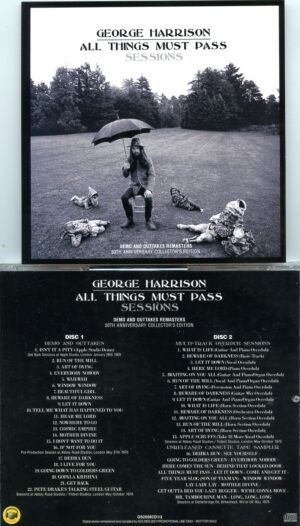 GEORGE HARRISON - All Things Must Pass Sessions ( 2 CD SET ) ( 2021 GOLDIES )