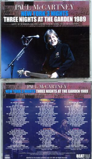 PAUL  McCartney - New York 3 Nights ( Three Nights At The Garden 1989 ) ( 2021 BEATFILE ) ( 6 CD SET ) ( M.S.G. New York Dec. 11th, 12th and 14th, 1989 )