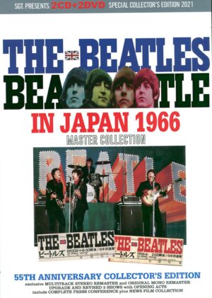 THE BEATLES - In Japan 1966 ( 55th Anniversary Master Collection ) ( 2DVD+2CD ) ( 2021 SGT Complete Live & Upgraded Revised Edition )