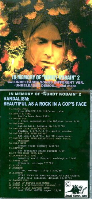 NIRVANA - In Memory of Kurdt Kobain Vol. 2 ( All Demos & Live Unreleased takes )