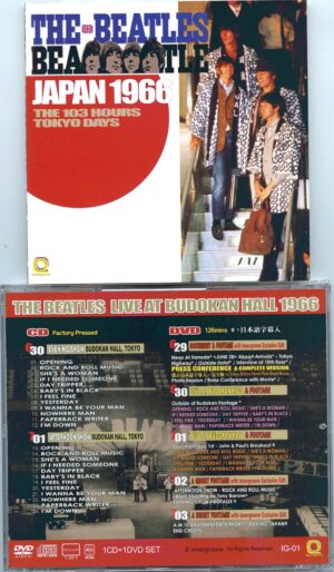 THE BEATLES - Japan 1966 ( 1 CD - 1 DVD ) ( 2022 INNERGROVE )