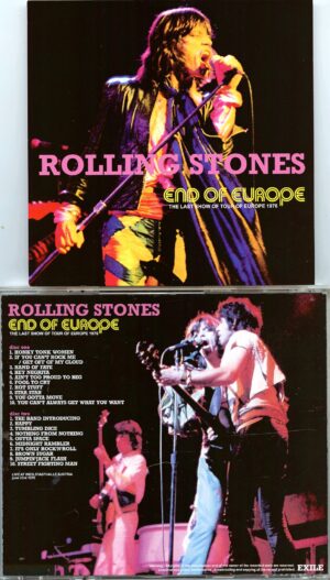 THE ROLLING STONES - End Of Europe ( 2 cd set ) ( EXILE ) ( Stadthalle, Wien, Austria, June 23rd, 1976 , LAST Show of Europe 1976 )