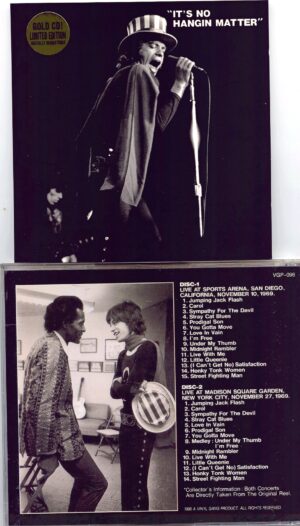 THE ROLLING STONES - It's Not Hangin´Matter ( 2 CD SET ) ( Vinyl Gang ) ( San Diego Nov 10th 1969 and MSG, New York , November 27th, 1969 )