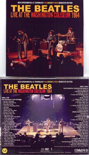 THE BEATLES - LIVE AT THE WASHINGTON COLISEUM 1964 ( 1 CD - 1 DVD SET ) ( 2022 Goldies )