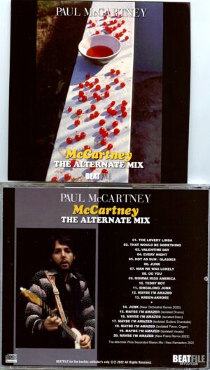PAUL McCARTNEY - Mc Cartney The Alternate Mix ( 2022 BEATFILE )