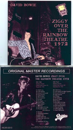DAVID  BOWIE - Ziggy Over the Rainbow Theatre 1972 ( 2 CD SET )( HELDEN ) ( Aug20th / Dec 24th at Rainbow Theatre, Ainsbury Park, London )