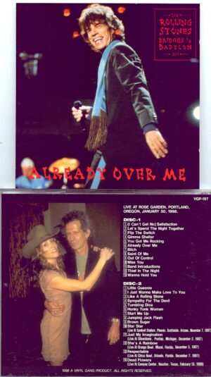 Rolling Stones - Already Over Me ( 2 CD Set ) ( Vinyl Gang ) ( Rose Garden, Portland, Oregon, January 30th, 1998 )