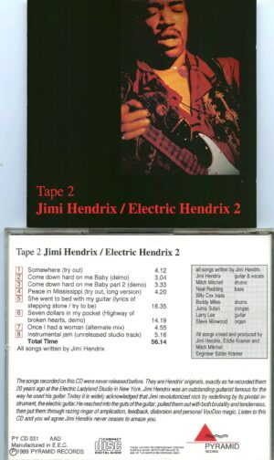 Jimmy Hendrix - Electric Hendrix 2  ( Triangle Recs ) ( Unreleased Studio Material )