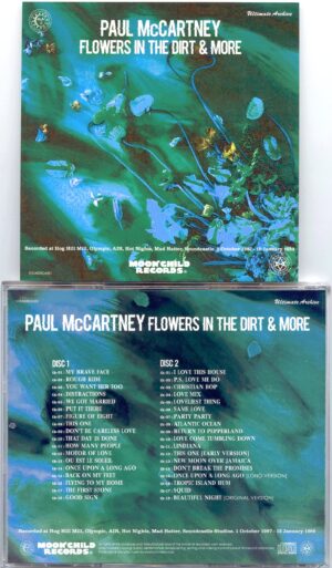 Paul McCartney - Flowers In The Dirt & More Vol. 1 ( 2 CD SET ) ( 2021 MOONCHILD ) ( Demos, Promo Edits Different Mixes & more )