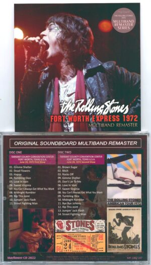 Rolling Stones - Fort Worth Express 1972 Multiband Remaster ( 2 cd set ) ( MAYFLOWER ) ( Forth Worth, Texas, June 24th, 1972, 1st & 2nd Show )