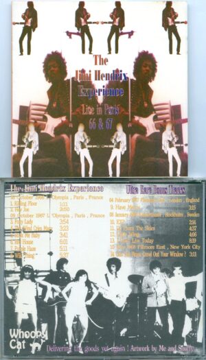 Jimmy Hendrix - Live In Paris 66 & 67 ( 2 CD SET ) ( Whoopy Cat ) ( L´Olympia, Paris, Oct 18th, 1966 & Oct. 9th, 1967 plus bonustracks )