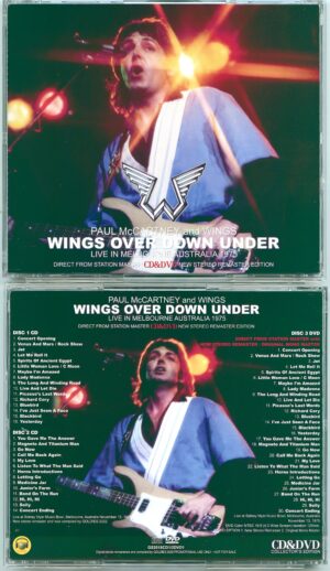 Paul McCartney - Wings Over Down Under ( 2 CD - 1 DVD ) ( 2022 GOLDIES ) ( Melbourne, Australia, 1975 )