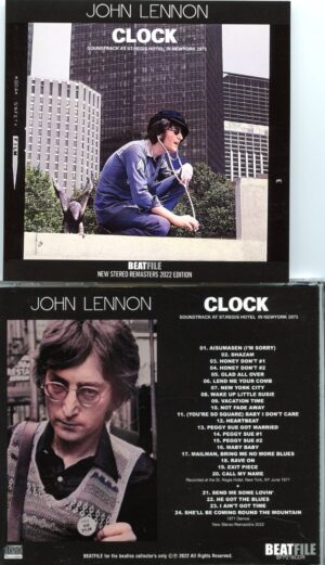 John Lennon - Clock ( 1 CD )( Soundtrack at St Regis Hotel, in Network 1971 ) ( BEATFILE ) ( New Stereo Remasters 2022 )