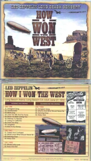 Led Zeppelin - How I Won The West ( 3 CD SET ) ( Wendy ) ( Long Beach Arena, long Beach, California, USA, June 27, 1972 )