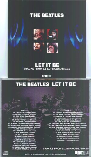 The Beatles - Let It Be Tracks from 5.1 Surround Mixes ( 2 CD SET ) ( 2022 BEATFILE )