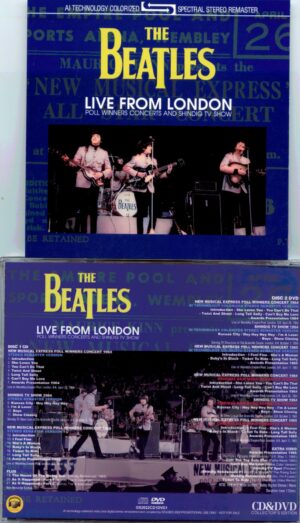 The Beatles - Live From London Stereo Remaster ( 1 CD & 1 DVD ) ( 2022 GOLDIES )