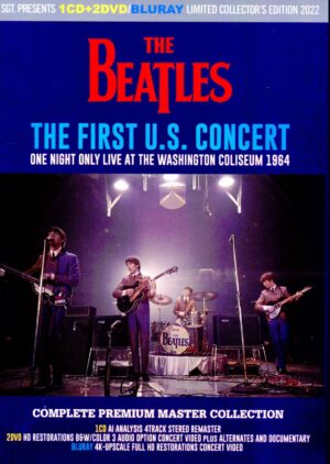 The Beatles - The First U.S. Concert ( 1 CD & 1 DVD + 1 Bluray Disc ) ( Live at the WashingtonColiseum 1964 )
