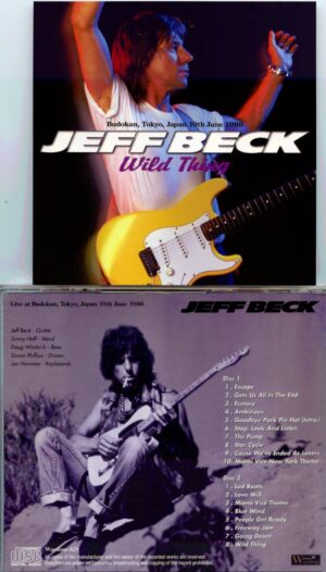 Jeff Beck - Wild Thing ( 2 CD SET )( Live at Budokan, Tokyo, Japan, June 10th, 1986 )