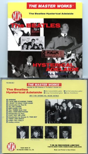 The Beatles - Hysterical Adelaide Full Show ( 1 CD ) ( June 12th, 1964, Centennial Hall, Adelaide, Australia ) ( TMW Records )